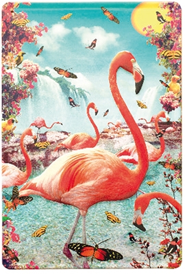 Blechschild - Max Hernn Flamingo
