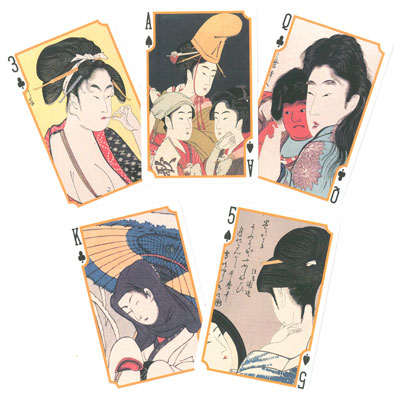 UKIYO UTAMAR POKERKARTEN SET