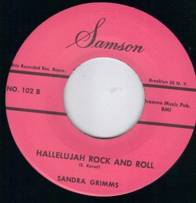 SANDRA GRIMMS - Hallelujah Rock And Roll