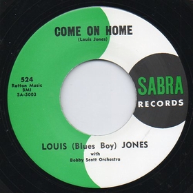 LOUIS BLUES BOY JONES - Come On Home