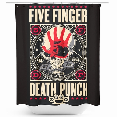 Five Finger Death Punch Duschvorhang - 5FDP