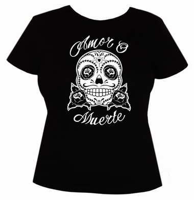 Amor o Muerte - Girls Shirt  - schwarz