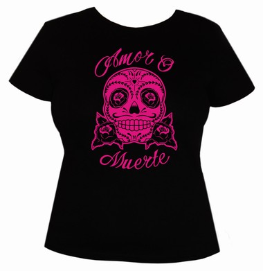 AMOR O MUERTE - GIRLS SHIRT  - PINK auf einer Burbach Wunschliste / Geschenkidee