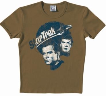 Shirts Logoshirt - Star Trek Shirt  - Planet Sandy - Brown