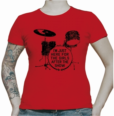 Here for the Girls - Red Girl shirt