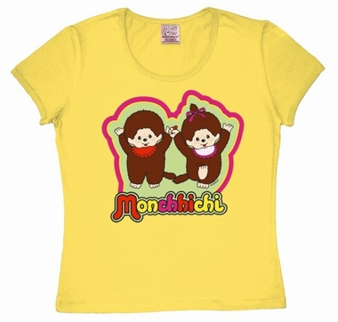 Shirts Logoshirt - Monchhichi - Happy Together- Girl Shirt Gelb