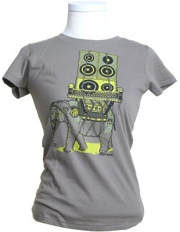 Shirts Dephect - Elephant - Girl Shirt - Light Olive