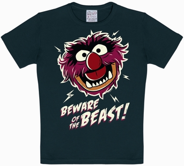 Kids Shirt - Muppets - Beware Of The Beast Schwarz