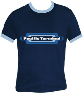 Shirts Tuna - Pacific Terminal - Dunkelblau - Girlie Shirt