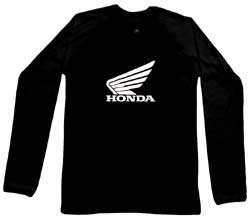 Honda Long Sleeve - Schwarz - Shirt Shirts