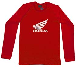 Shirts:  Honda Long Sleeve - Rot - Shirt
