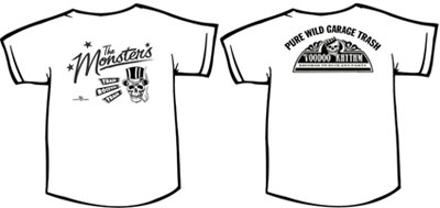 The Monsters - Pure Wild Garage Trash - Shirt Shirts