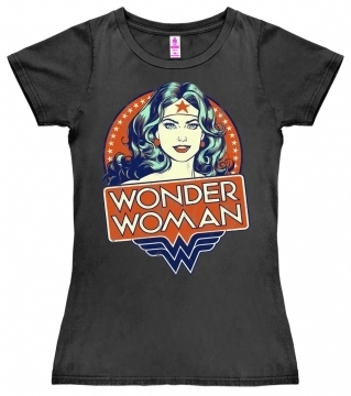 LOGOSHIRT - DC WONDER WOMAN PORTRAIT - GIRL SHIRT