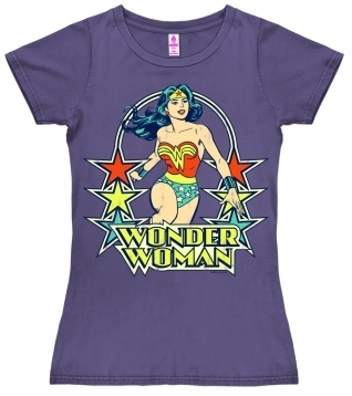Logoshirt - DC Wonder Woman Stars - Girl Shirt