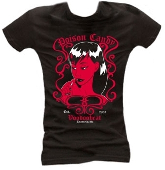 Poison Candy - Girl Shirt schwarz