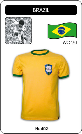 Brasilien - Brazil - World Cup 1970 - Trikot Shirts