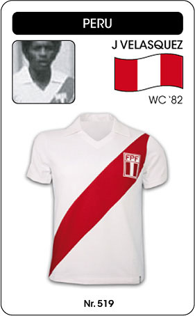 Shirts Peru - Velasquez World Cup 1982 - Trikot