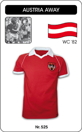 Shirts �sterreich  -  Austria - World Cup 1982 - Trikot