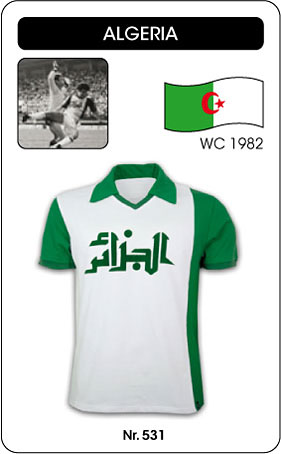 Shirts Algerien - Algeria - Worldcup 1982 - Trikot
