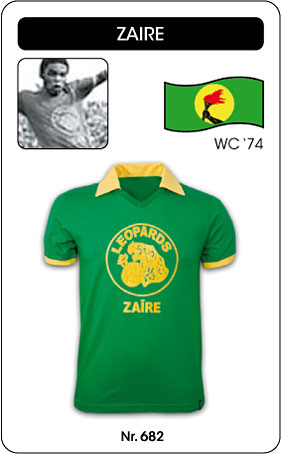 Shirts Zaire - Weltmeisterschaft 1974 - Trikot
