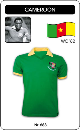 Kamerun - Cameroon - World Cup 1982 - Trikot Shirts