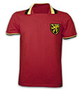 Belgien Retro Trikot Rot