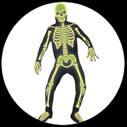 Skelett Kostm - Leuchtet im Dunkeln - Klicken fr grssere Ansicht