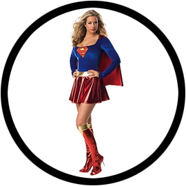 Sexy Supergirl Kost�m - Klicken f�r gr�ssere Ansicht