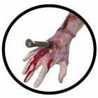 METALLBOLZEN IN DER HAND - WUNDE