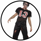 Zombie Football Spieler Kostüm