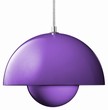 FlowerPot Lampe  - purple
