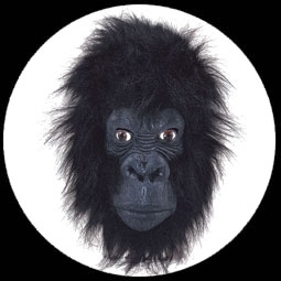 Gorilla Maske Deluxe Erwachsene - Klicken fr grssere Ansicht