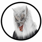 1 x WOLF MASKE GRAU