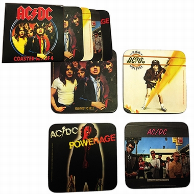 AC/DC Coaster Set - 4 Untersetzer