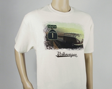 VW T1 BUS T-SHIRT - HIGHWAY 1/NATUR