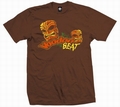1 x TIKI MASKS - MEN SHIRT - BRAUN