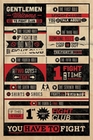 5 x FIGHT CLUB POSTER RULES