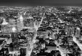 Fototapete - Aussicht Empire State Building - Schwarz - Wei