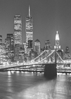 Fototapete - New York - Brooklyn Bridge 183 x 254cm