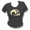 Deadhead Girlie Shirt - vintage schwarz