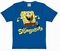 Kids Shirt - Spongebob Jumping - Blau