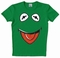 Logoshirt - Muppets - Faces Kermit Shirt - Grn