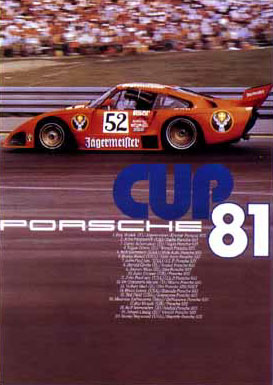 PORSCHE RENNPLAKAT - POSTER