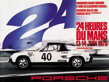 Porsche Rennplakat - Poster