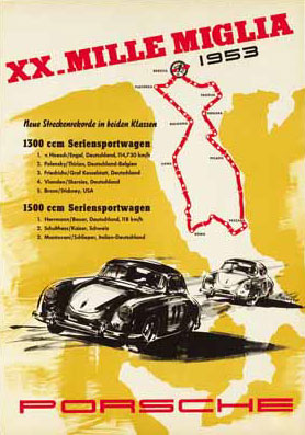 Porsche Rennplakat - Poster