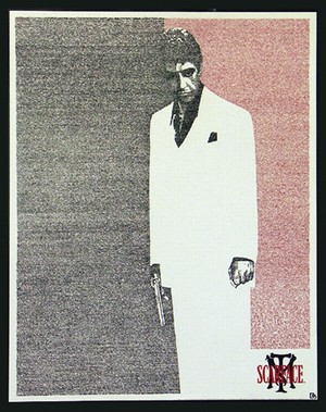 Cover zu Scarface Popart Text-poster