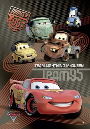 CARS 2 - TEAM 95 TEAM LIGHTNING MCQUEEN