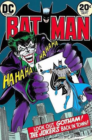 Batman Poster Comic Cover The Joker is Back in Town!