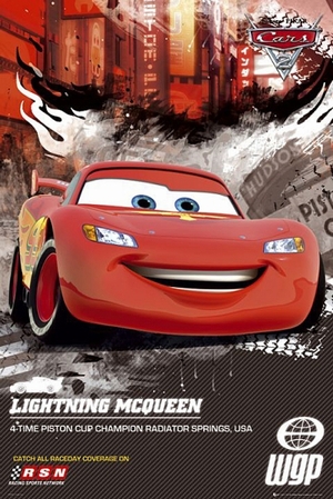 CARS 2 - LIGHTNIG MCQUEEN IN TOKYO