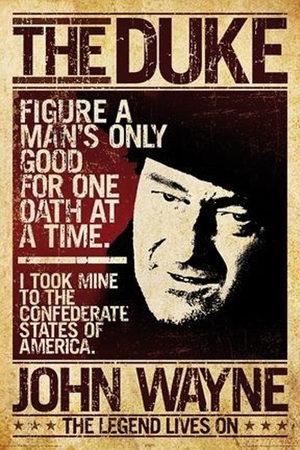 JOHN WAYNE POSTER THE DUKE
